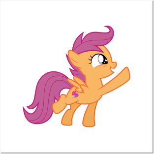 Scootaloo hoof bump Posters and Art